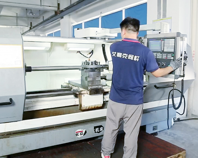 Eric precision ball valve stem video